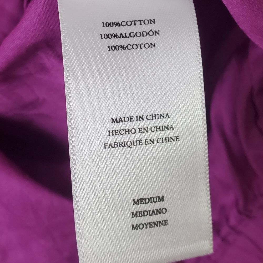 Rails Katia Purple Peasant Top Size Medium - image 8